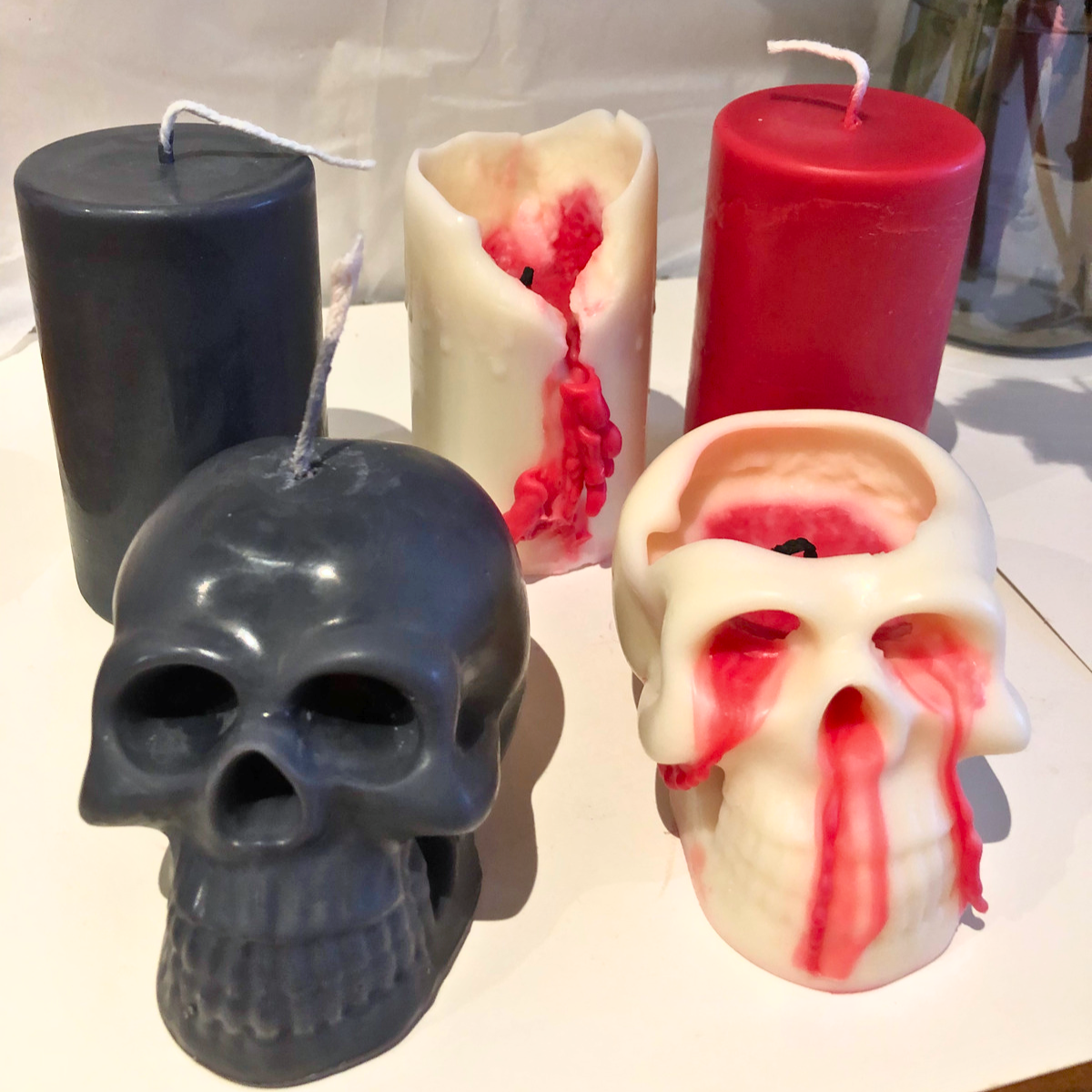Bleeding Pillar Candles