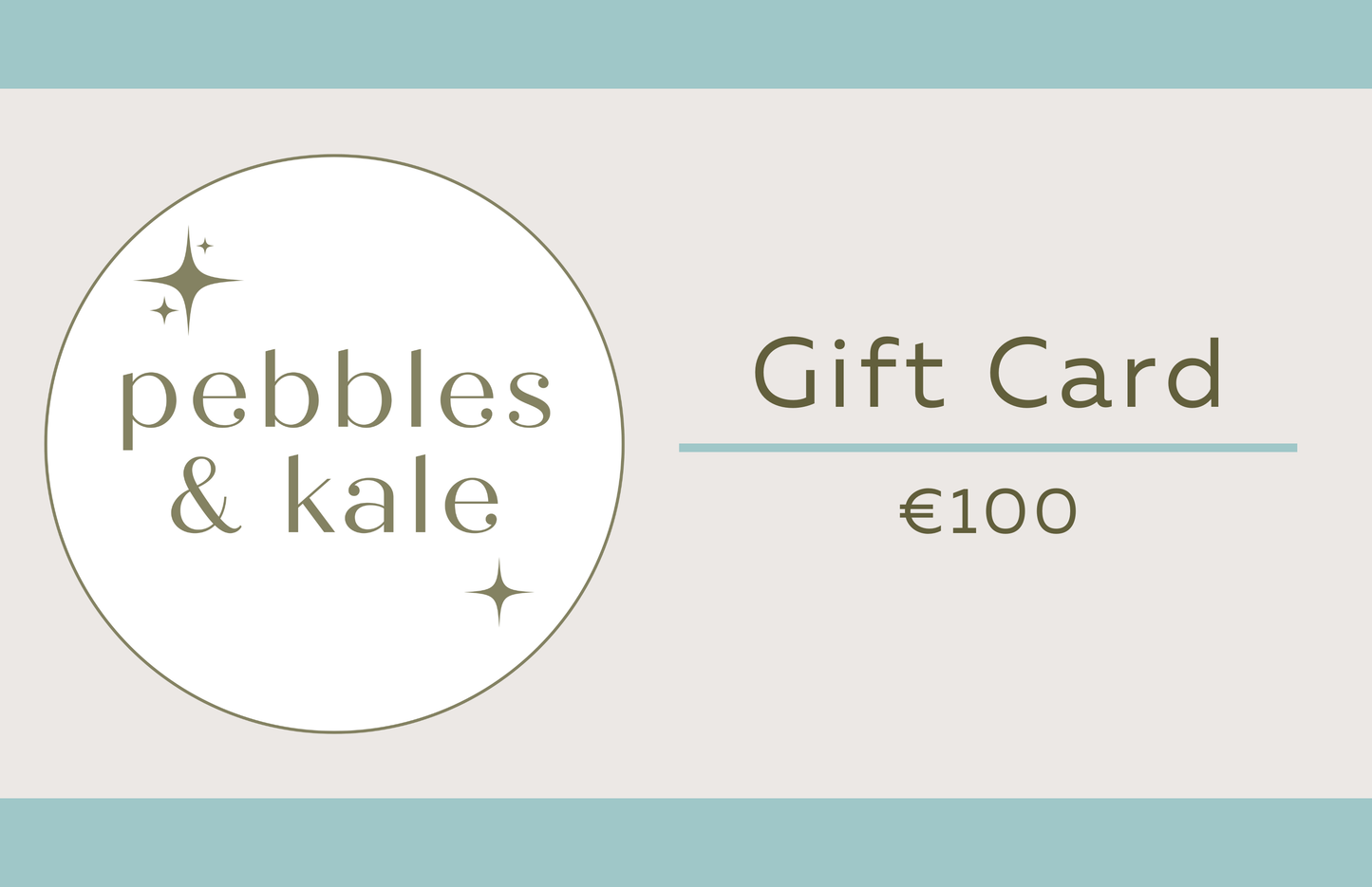Pebbles & Kale Gift Card