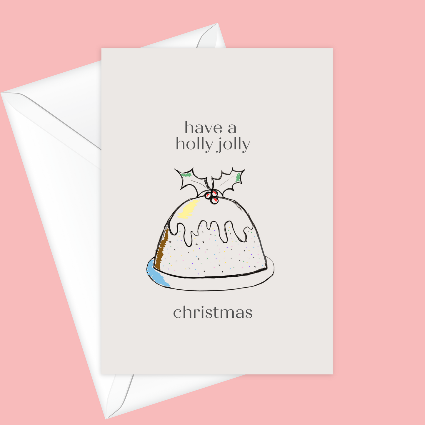 Holly Jolly Christmas Card