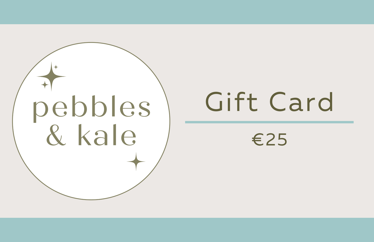 Pebbles & Kale Gift Card