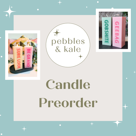 Pre-Order Candle **currently paused**