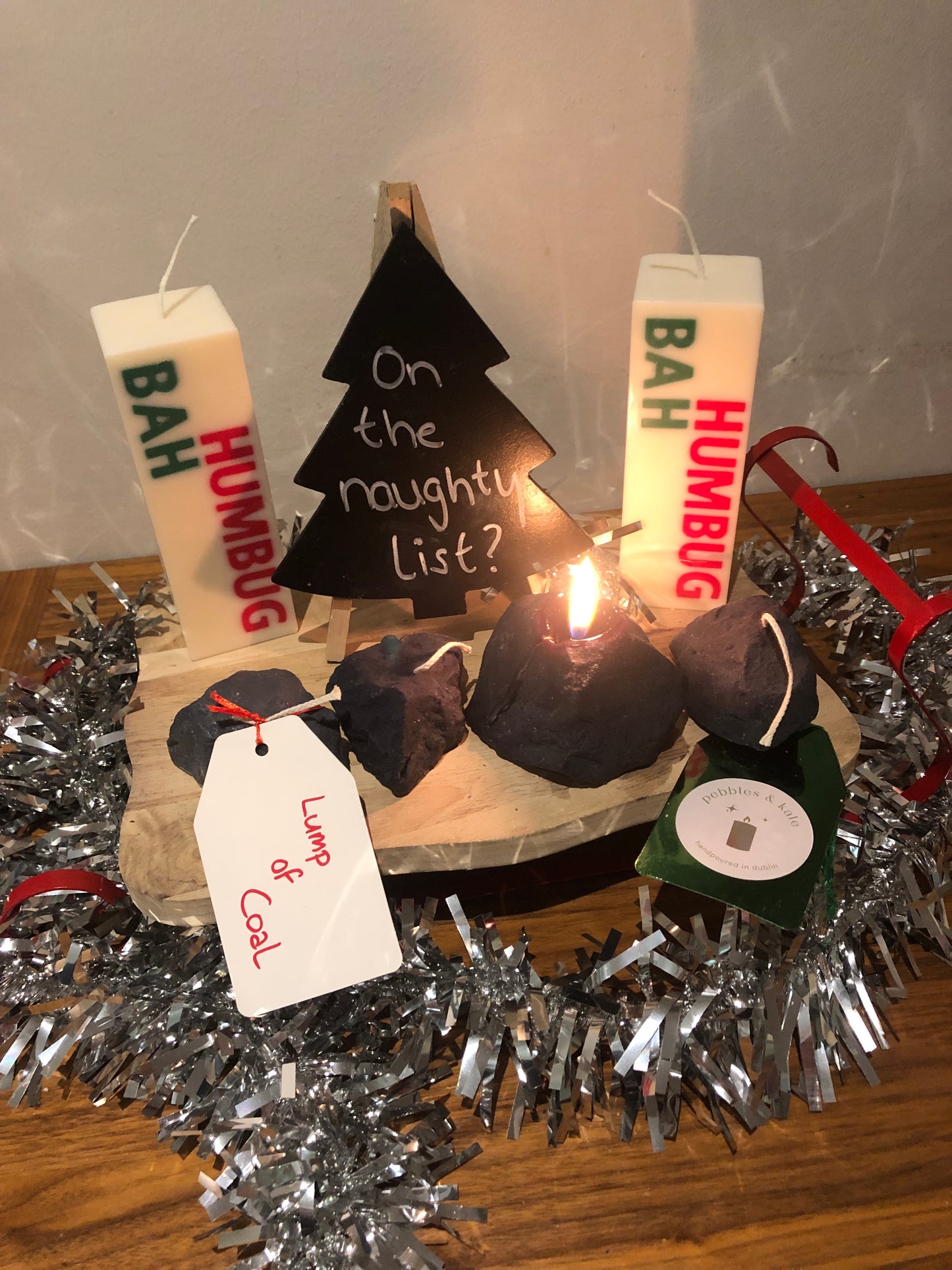 Lump of Coal Candle